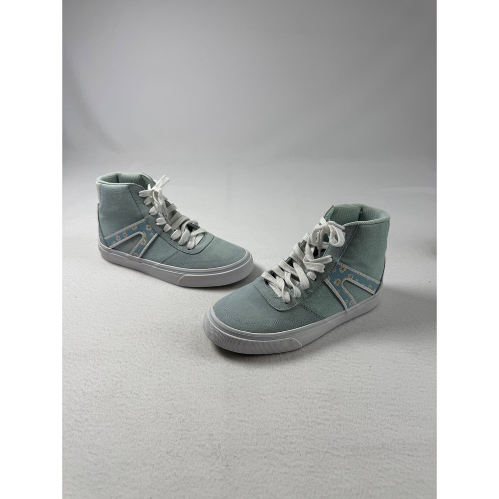 Cottagecore Airwalk Womens 8 Varial High Top Sneaker Blue Daisy Floral CW06512W